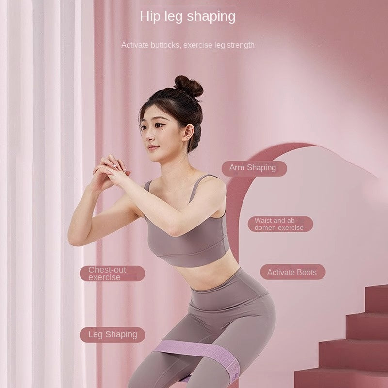 Hip yoga equipment elastic ring resistance band