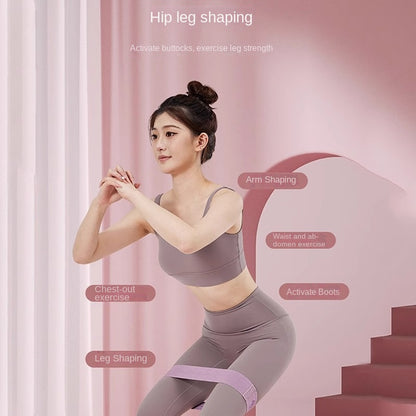 Hip yoga equipment elastic ring resistance band