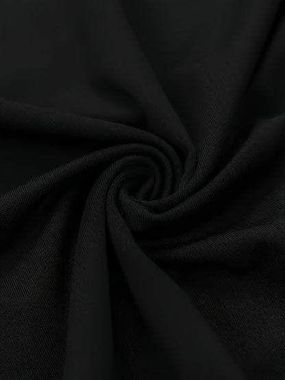 Elegant Solid Slip Lounge Dresses, Scoop Neck Bodycon Maxi Mermaid Dress, Women's Loungewear & Dresses