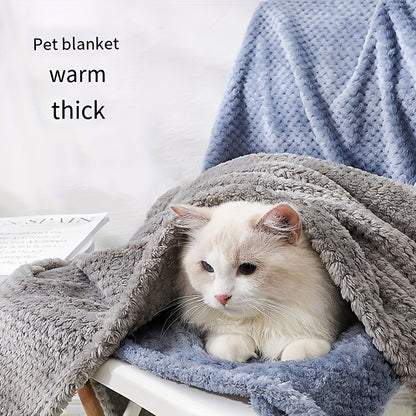 Cozy Ultra-Soft Pet Blanket - Premium Sleeping Pad for Kittens & Puppies - Small, Machine-Washable, Snug Bed for Cats & Dogs