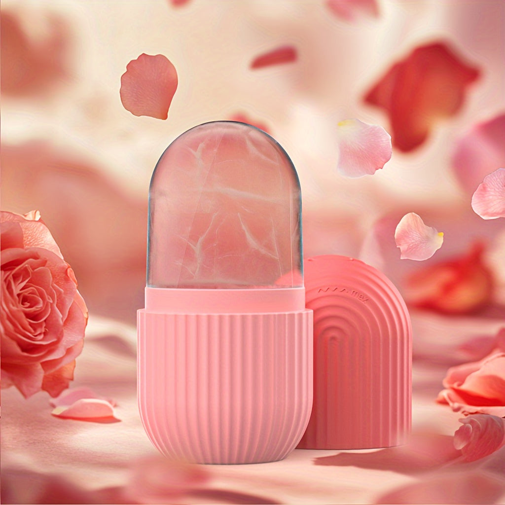 [Fragrance-Free Ice Roller] Fragrance-Free Ice Roller for Face - 1pc, Battery-Free Skincare Tool for Glowing Skin, Ideal for Daily Facial Care & Massage