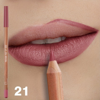 1pc Matte Lipstick & Liner Pen, Waterproof, Long-Lasting, Non-Stick, Berry Shades for All Skin Types, Makeup Pencils for Women, Pudaier