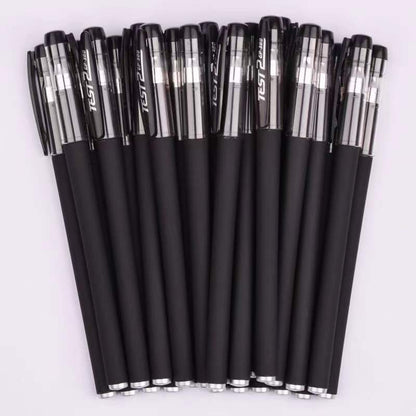 10-Piece Gel Pen Set: Perfect For Students, Exams, Office & School - Red, Black, Water & Carbon Pens!