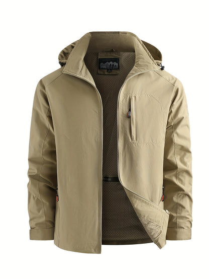Men's Lightweight Jacket Packable Windbreaker Running Jacket Coat Stand Collar Windbreaker Bomber Jacket