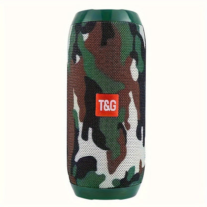 TG117 Portable Wireless Stereo Speaker System - Twin Speaker TWS Technology, Built-in Mic for Hands-Free Calls, FM Radio, TF Card & USB Playback - Perfect for Travel, Outdoor Adventures, and Indoor Entertainment