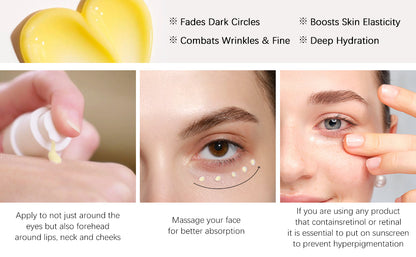 Retinol Eye Cream Stick, Reduces Dark Circles and Wrinkles, Moisturizes and Tightens The Eyes, Eye Cream Korean Eye Care Product