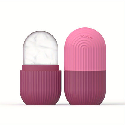 Battery-Free Silicone Ice Facial Roller for Various Skin Conditions - No Fragrance