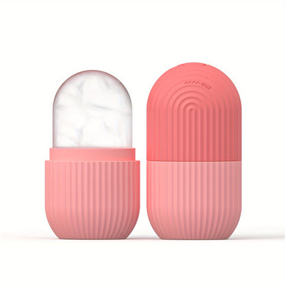 Battery-Free Silicone Ice Facial Roller for Various Skin Conditions - No Fragrance
