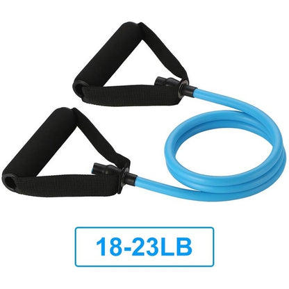 120cm Yoga Pull Rope Elastic Resistance Bands Fitness Workout Exercise Tubes Practical Training Rubber Tensile Expander
