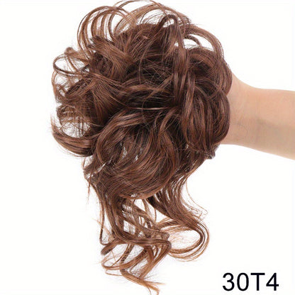 Easy-Attach Curly Bun Scrunchie