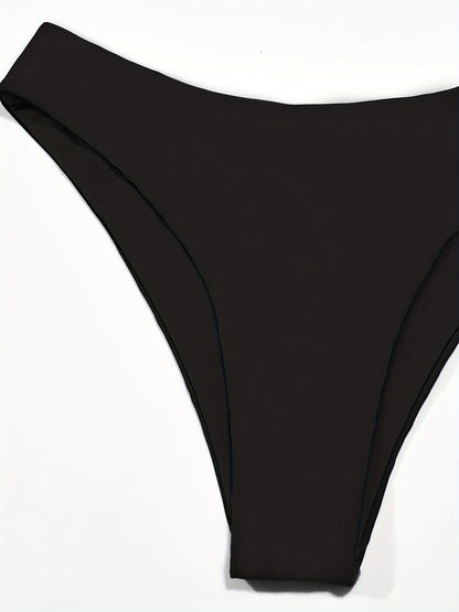 Flirty Ruffled 3-Piece Swimsuit Set - Ultra-Stretch Bikini with Adjustable Tie Back & Flowy Skirt Cover Up - Stylish Womens Swimwear for a Chic Beach Look