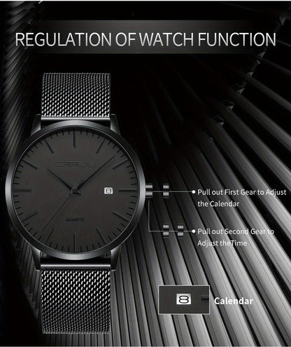 Men's Slim Quartz Watch