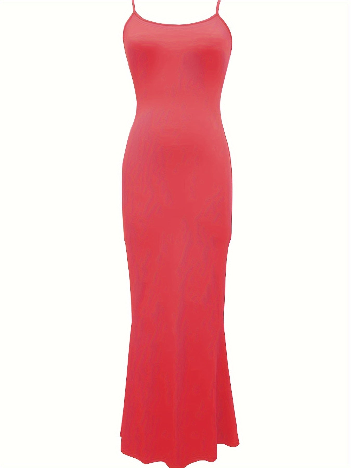 Women's Casual Lounge Slip Long Dress, Sexy Sleeveless Backless Bodycon Maxi Dress, Women's Clothing