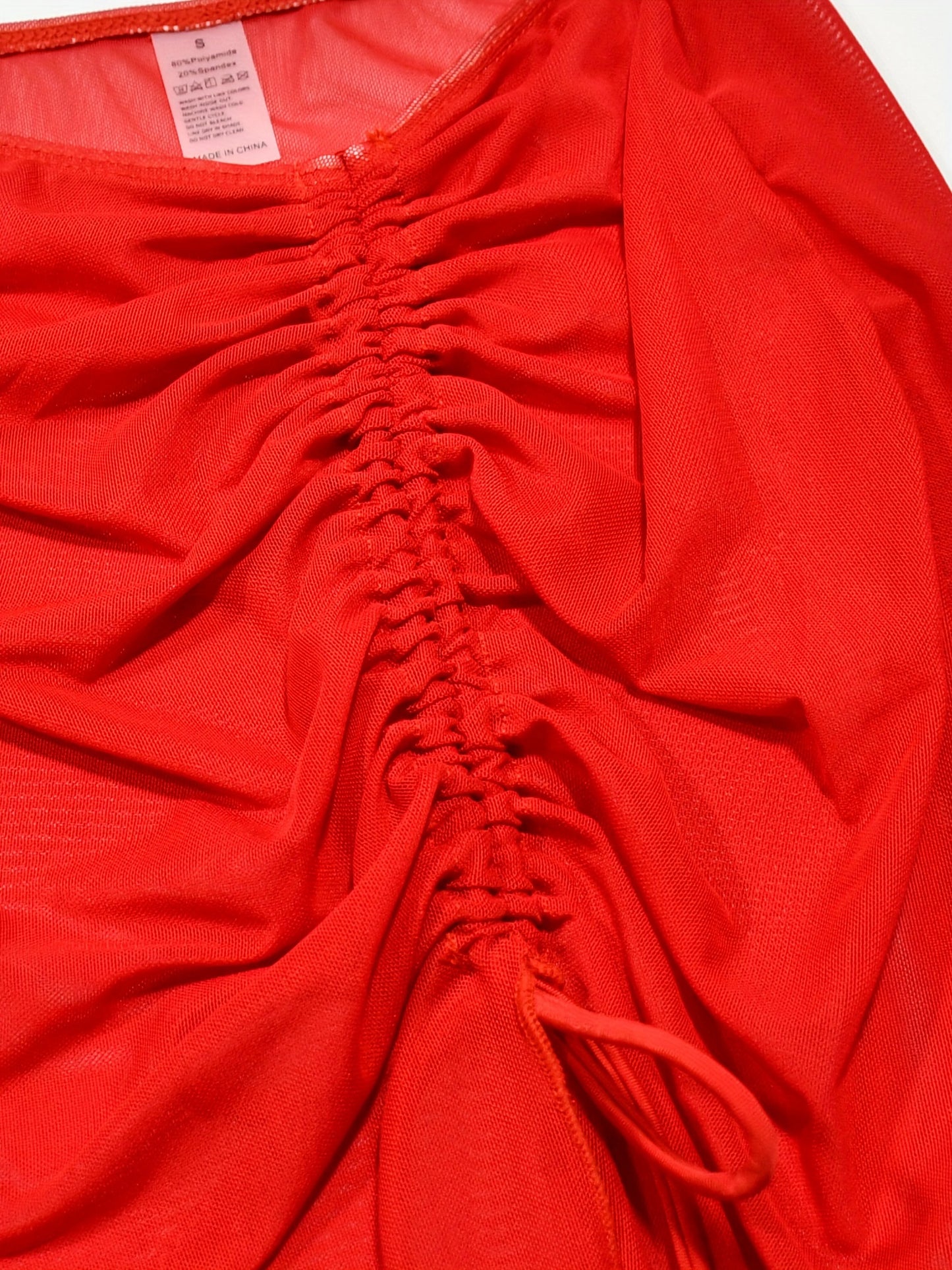 Flirty Ruffled 3-Piece Swimsuit Set - Ultra-Stretch Bikini with Adjustable Tie Back & Flowy Skirt Cover Up - Stylish Womens Swimwear for a Chic Beach Look