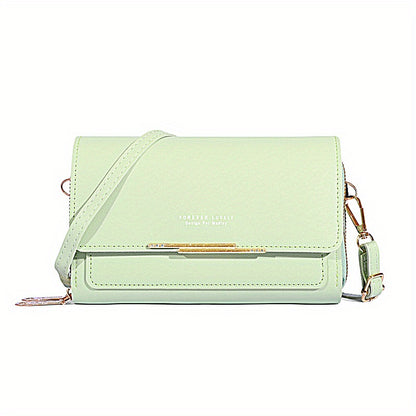 Women's Small Messenger Shoulder Bag Mobile Phone Bag Card Holder Wallet Handbag