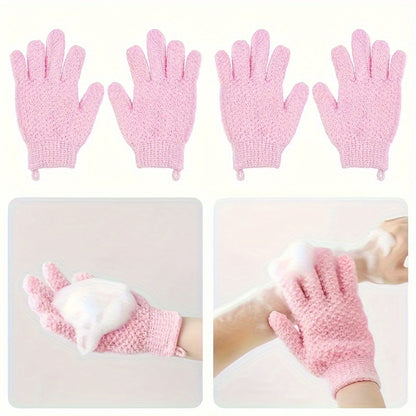 Exfoliating Shower Gloves for Deep Cleansing & Massage - Body Scrubber, Removes Dead Skin & Dryness