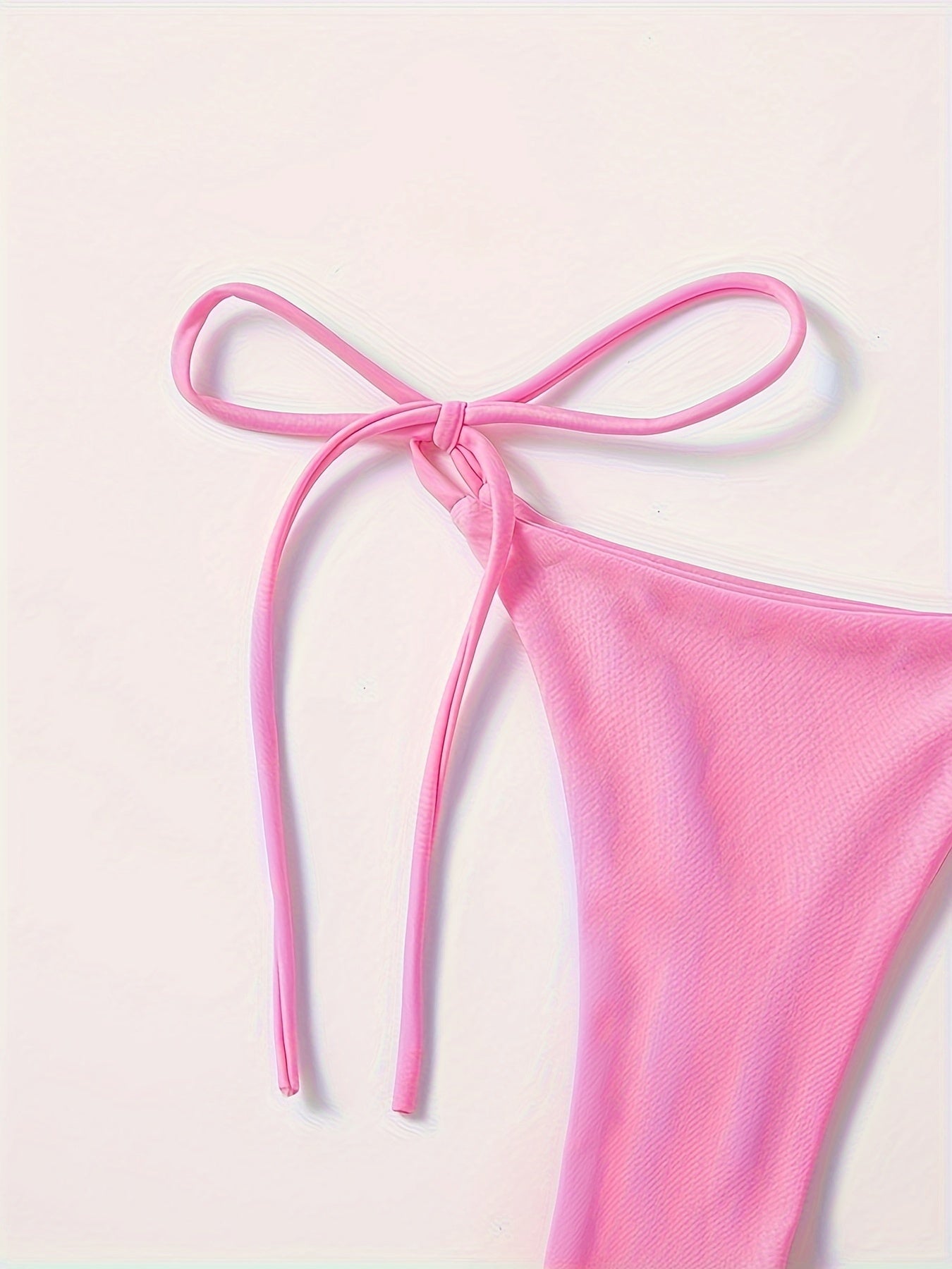 Women's 2 Piece Set Bikini, Halter Bra, V String Bottoms, Women's Swimwear & Clothing