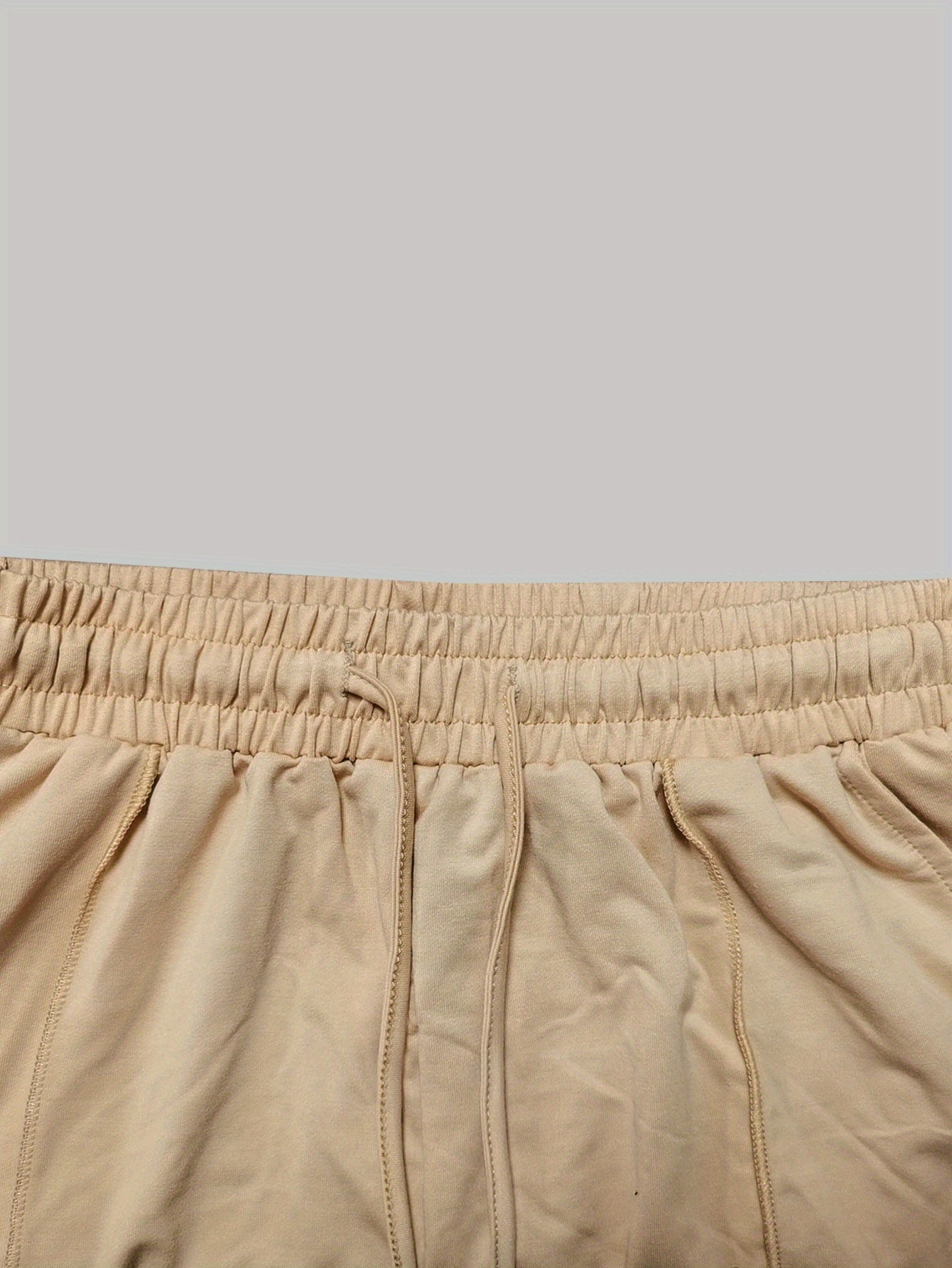 Trendy Two-Piece Outfit Set - Stylish Crew Neck Corset Tank Top with Adjustable Straps & Comfy Drawstring Elastic Waist Shorts - Perfect for Casual Daily Wear, Women's Fashion Clothing