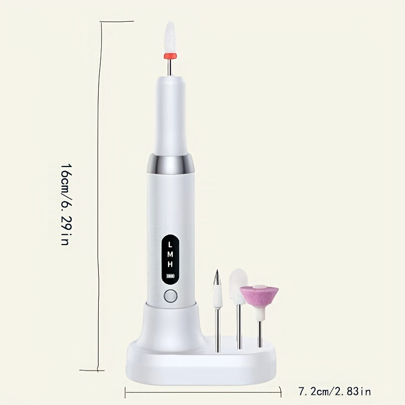 Professional Electric Nail Drill Polishing Machine Dead Skin Removal Art Sanding File Pen Nails Polisher Grinder Manicure Tools