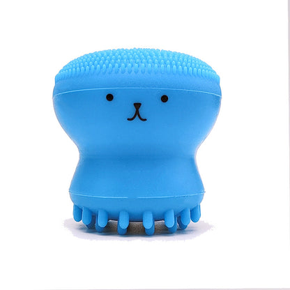 Exfoliating Facial Cleaning Scrubber Brush, Octopus Shape Silicone Miniature Face Deep Clean Tool, Face Massage Scrub Brush, Manual Face Washing, Fit For Daily Skin Care