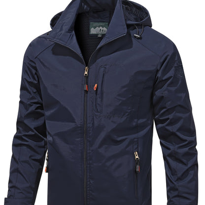 Men's Lightweight Jacket Packable Windbreaker Running Jacket Coat Stand Collar Windbreaker Bomber Jacket