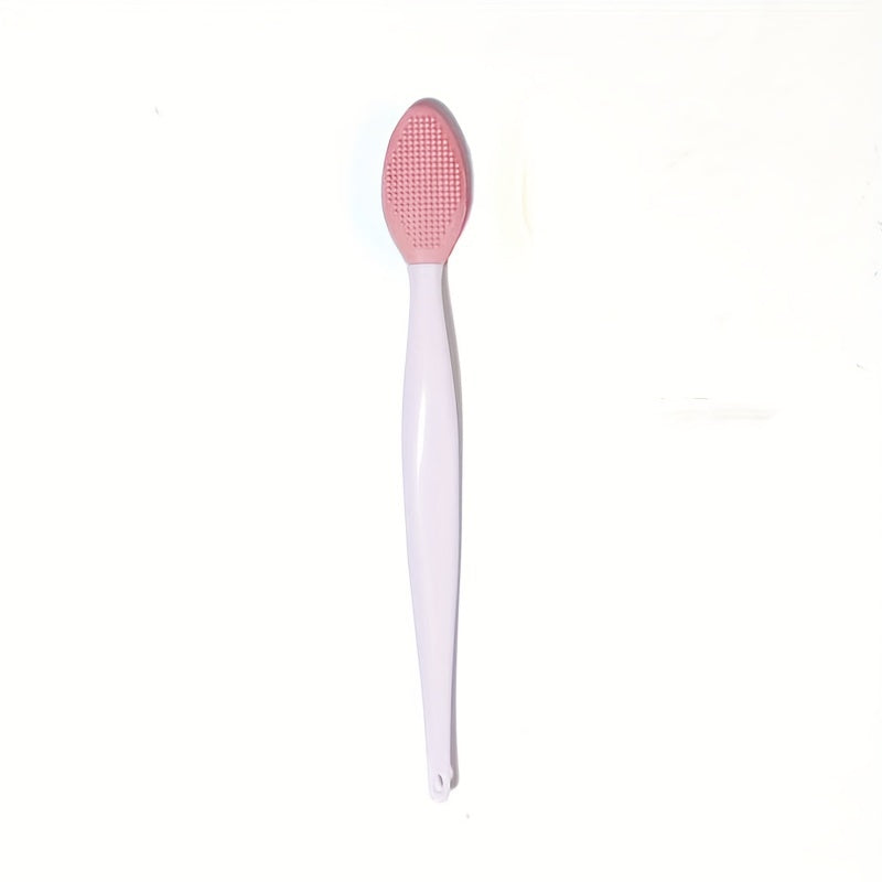 1pc/2pcs Silicone Skin Care Wash Brush | Exfoliating Nose Clean Tool with Replacement Head, Unscented for All Skin Types