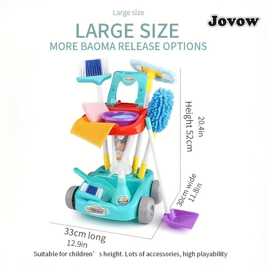 Sweeping Toys, Broom And Dustpan Combination Set, Simulation Of Home Cleaning, Floor Sweeping Toys Perfect Christmas And Birthday Gift