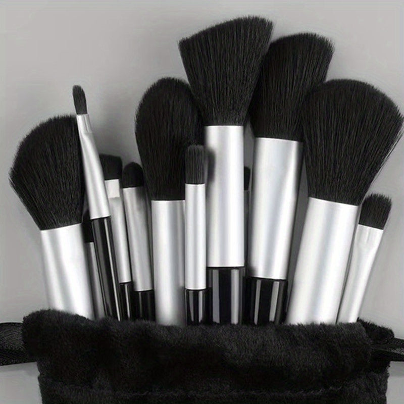 13pcs Makeup Brushes Soft Fluffy Professional Foundation Blush Powder Eyeshadow Kabuki Blending Makeup Brush Beauty Tools Valentine's Day Birthday Gift for Girlfriend
