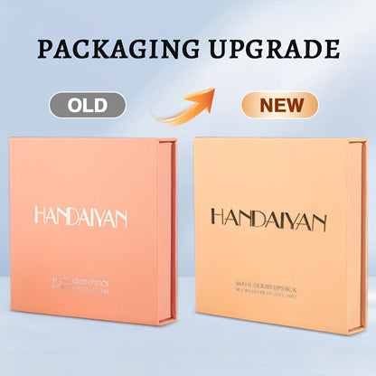 6 Pcs/Set New Long Lasting Waterproof Lipstick Set Women Lips Makeup Cosmetic Valentine's Day Gifts