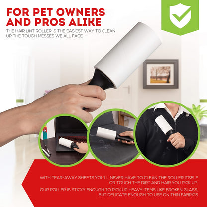 [100 Sheets Pet Hair Remover Rollers] Value Pack of 100/300/400/600 Sheets of Pe