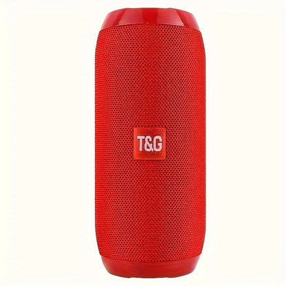 TG117 Portable Wireless Stereo Speaker System - Twin Speaker TWS Technology, Built-in Mic for Hands-Free Calls, FM Radio, TF Card & USB Playback - Perfect for Travel, Outdoor Adventures, and Indoor Entertainment