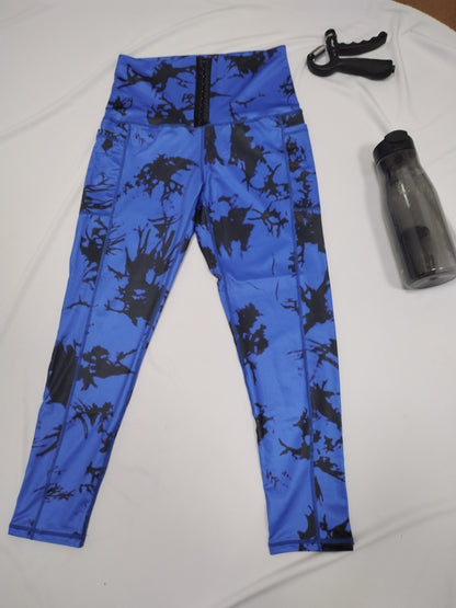 Tie Dye High Waist Yoga Leggings - Sculpting, Butt Lifting, Tummy Control, Moisture-Wicking, Four-Way Stretch Fitness Pants for Women - Wide Waistband, Comfortable, Sweat-Resistant, Perfect for Gym, Sports, Running, and Yoga