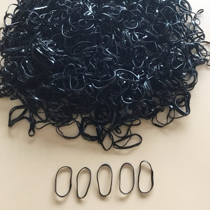 1000pcs Mini Clear Elastic Hair Rubber Bands - Soft, Gentle, and Durable Hair Ties for Women - Cute, Solid Color, Daily Headband Accessories