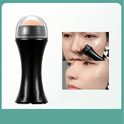 1pcs Face Oil Absorbing Roller Skin Care Tool Volcanic Stone Oil Absorber Washable Facial Oil Removing Care Skin Makeup Tool