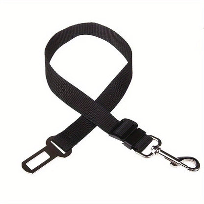 Retractable Pet Safety Seat Belt - 1pc Dog & Cat Car Travel