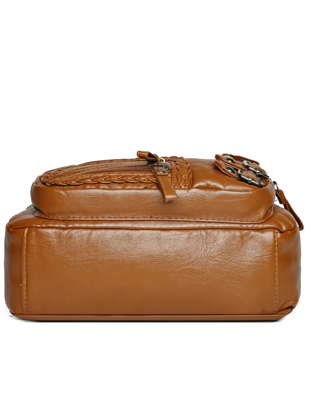 Multi Pockets PU Leather Shoulder Bag