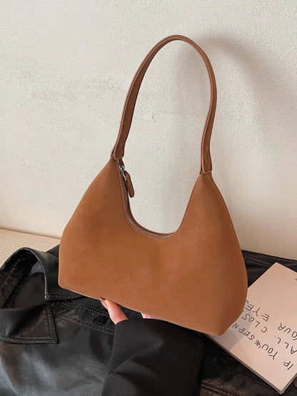 Shoulder Bag with Zip