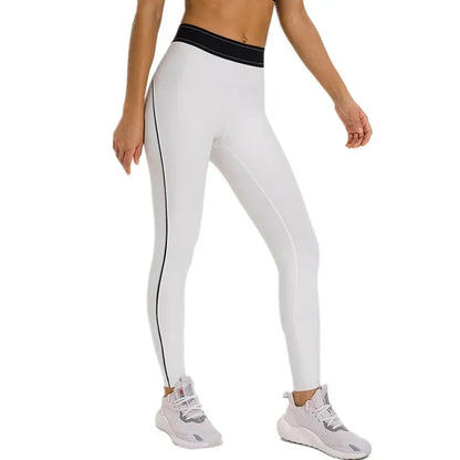 High waisted Hip lifting Sports Pants Women Elastic Fitness Leggings Gym Compression Leggings Quick drying