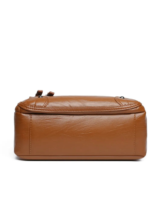 PU Multi-Compartment Crossbody Bag