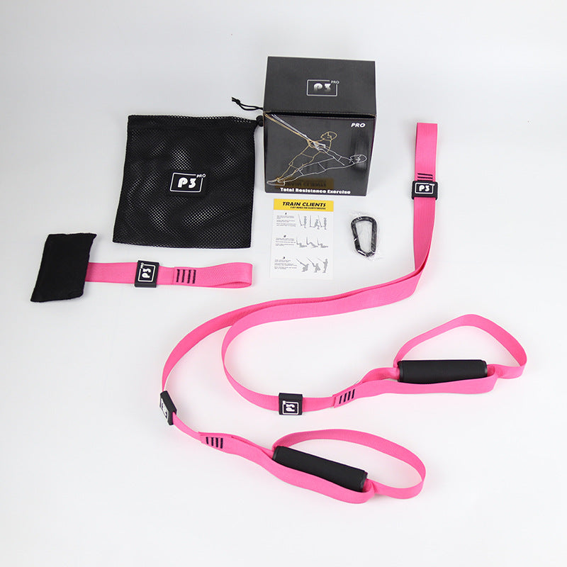 Suspension Training Strap - Adjustable, Wall Mount, Professional (TRX-style)