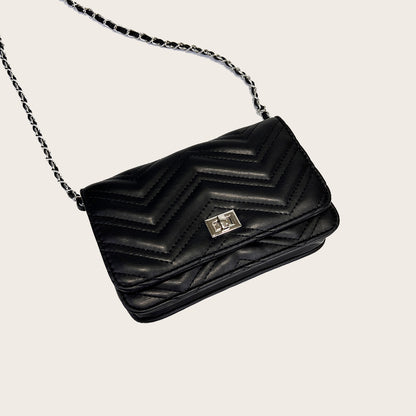 Classic Diamond Embroidery Thread Small Square Bag Fashion Ladies Shoulder Bag Simple Chain Messenger Bag for Women