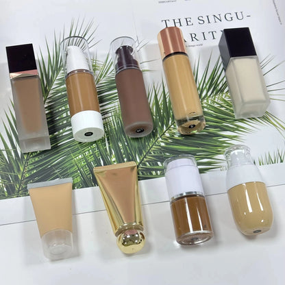 OEM Private Label Custom Logo Free Sample Vegan Full Coverage Foundation Makeup Matte Foundation for Makeup
