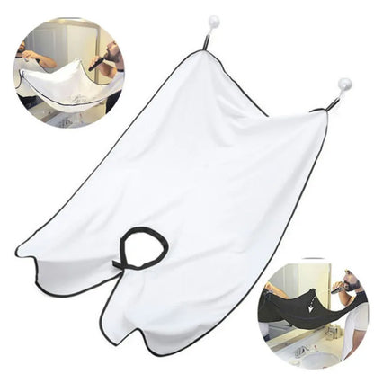 Man Bathroom Apron Male Beard Apron Razor Holder Hair Shave Beard Catcher Waterp