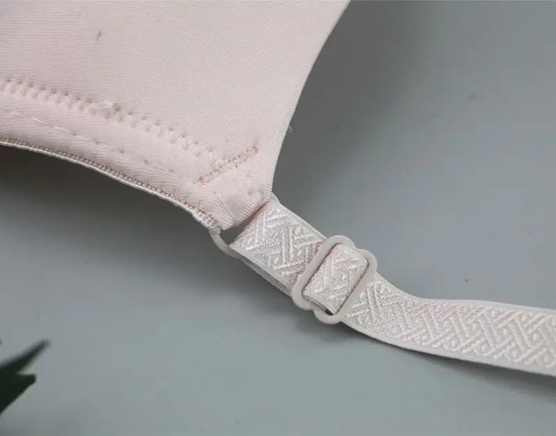 New Fashion Bralette Sexy Lingerie Seamless Push Up Bra Sets Front Closure Candy Color Underwear Women Small Size Brassiere