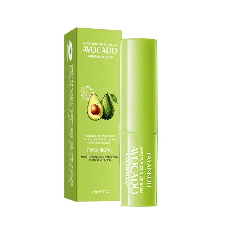 Autumn/Winter Avocado Herbal Moisturizing Lip Balm with Fruit Flavored Labeling Regular Size 2.7g