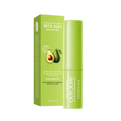 Autumn/Winter Avocado Herbal Moisturizing Lip Balm with Fruit Flavored Labeling Regular Size 2.7g