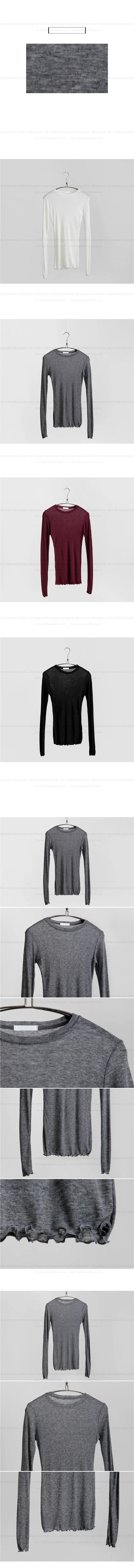 High Quality Plain T Shirt Women  Elastic Basic T-shirts Female Casual Tops Long Sleeve Sexy Thin T-shirt see through