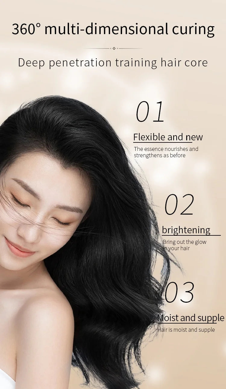 1-Year Household Car Microcurrent Electric Massage Hair Comb Cross-Border Spot Pure English LED USB Vibrating Hair Straightener