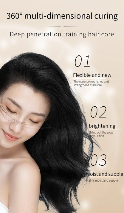 1-Year Household Car Microcurrent Electric Massage Hair Comb Cross-Border Spot Pure English LED USB Vibrating Hair Straightener