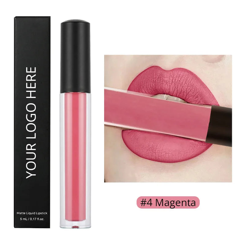 SENKA Private Label Matte Liquid Lipstick + Lip Liner Pens Set Waterproof No Stickiness Long Wear Lip Gloss Make up Gift Set